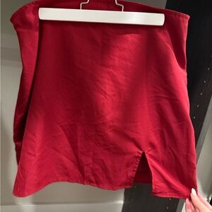 SHEIN Vibrant Red Skirt